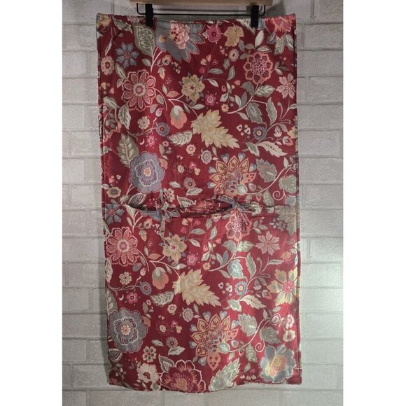 Set of 2 King Size Pillowcases Covers Colorful Quilted Floral Bohemian - Picture 3 of 5